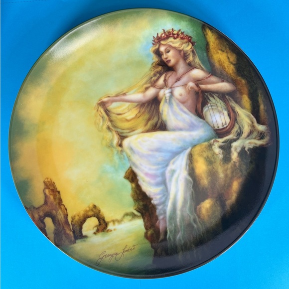 Knowles Four Ancient Elements Water And Fire Collector Plates  (Set Of Two) - Picture 10 of 12